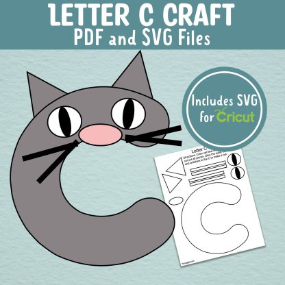 Letter C Cat Craft